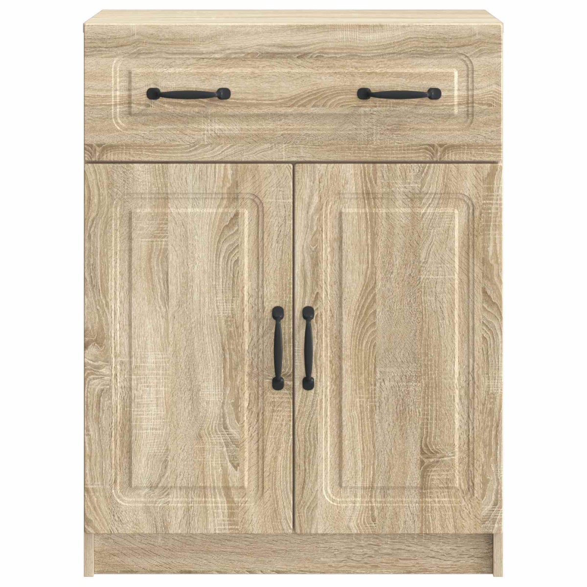 vidaXL Πλαϊνό γραφείο με συρτάρι Sonoma Δρυς 66 x 34,5 x 87 εκ.