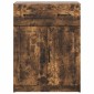 vidaXL Πλαϊνό γραφείο Καπνισμένο Ξύλο Δρυός 66 x 34,5 x 87 εκ.