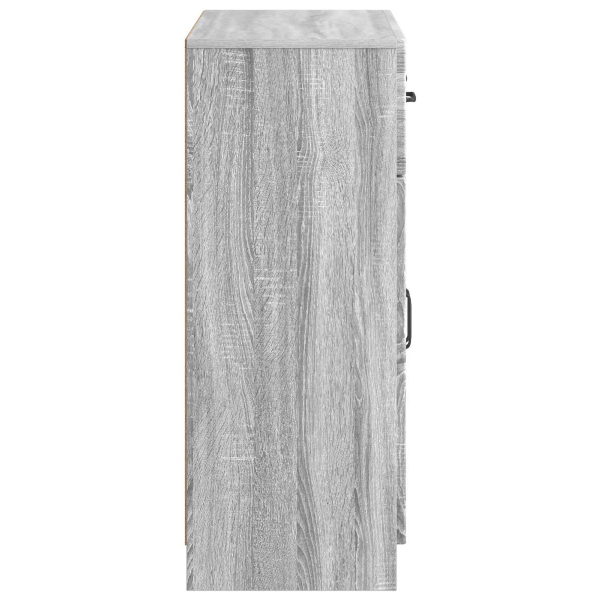 vidaXL Πλαϊνό γραφείο με συρτάρι Γκρι Sonoma 66 x 34,5 x 87 εκ.