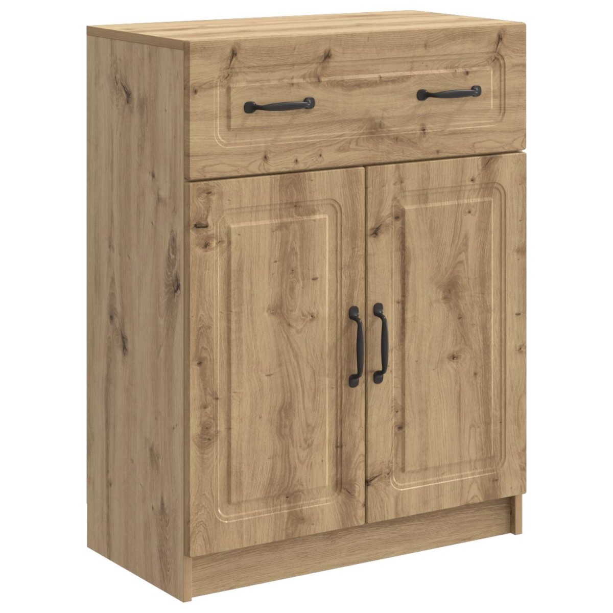 vidaXL Πλαϊνό γραφείο Artisan Δρυς 66 x 34,5 x 87 εκ.