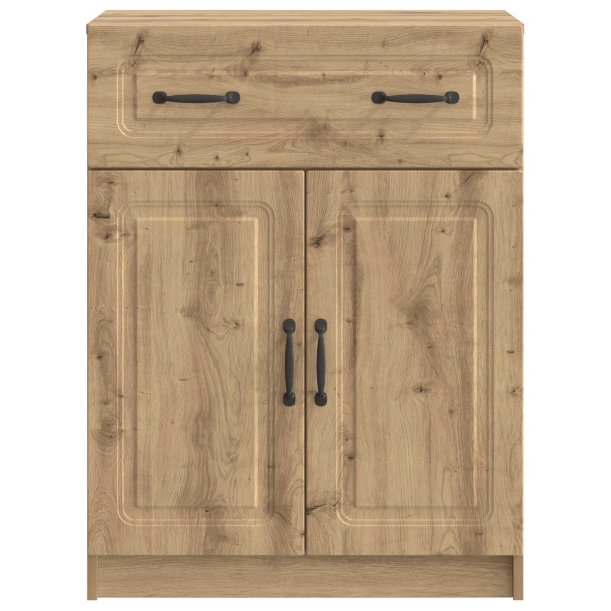 vidaXL Πλαϊνό γραφείο Artisan Δρυς 66 x 34,5 x 87 εκ.