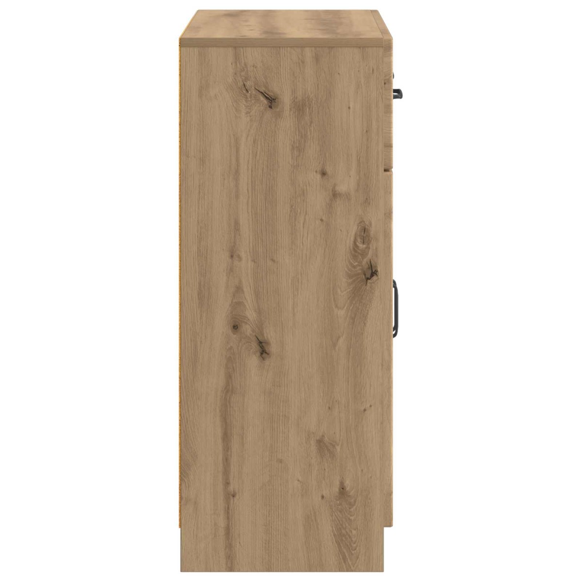 vidaXL Πλαϊνό γραφείο Artisan Δρυς 66 x 34,5 x 87 εκ.
