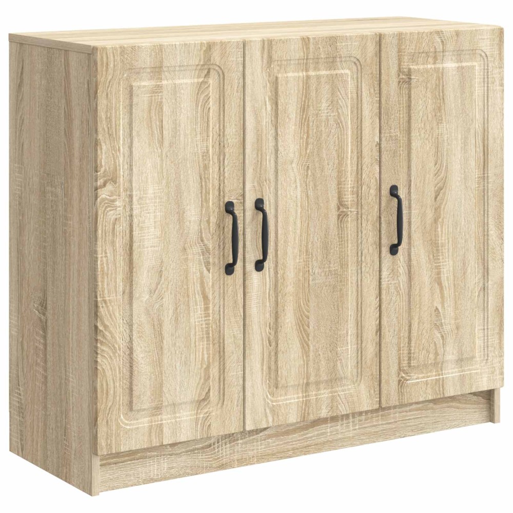vidaXL Πλαϊνό γραφείο Sonoma Δρυς 89 x 34,5 x 77 εκ.