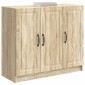 vidaXL Πλαϊνό γραφείο Sonoma Δρυς 89 x 34,5 x 77 εκ.