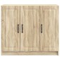 vidaXL Πλαϊνό γραφείο Sonoma Δρυς 89 x 34,5 x 77 εκ.