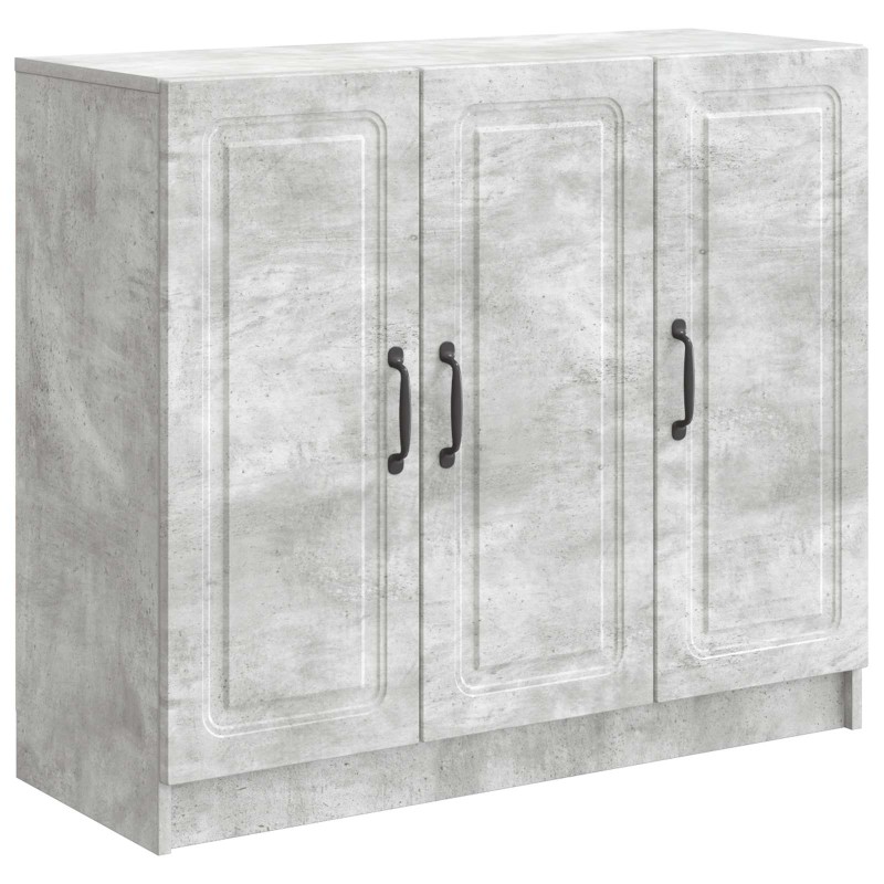 vidaXL Πλαϊνό γραφείο Γκρι Σκυροδέματος 89 x 34,5 x 77 εκ.
