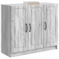 vidaXL Πλαϊνό γραφείο Γκρι Sonoma 89 x 34,5 x 77 εκ.