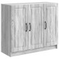 vidaXL Πλαϊνό γραφείο Γκρι Sonoma 89 x 34,5 x 77 εκ.