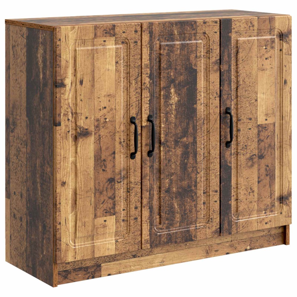 vidaXL Πλαϊνό γραφείο Παλαιωμένο ξύλο 89 x 34,5 x 77 εκ.