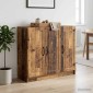 vidaXL Πλαϊνό γραφείο Παλαιωμένο ξύλο 89 x 34,5 x 77 εκ.