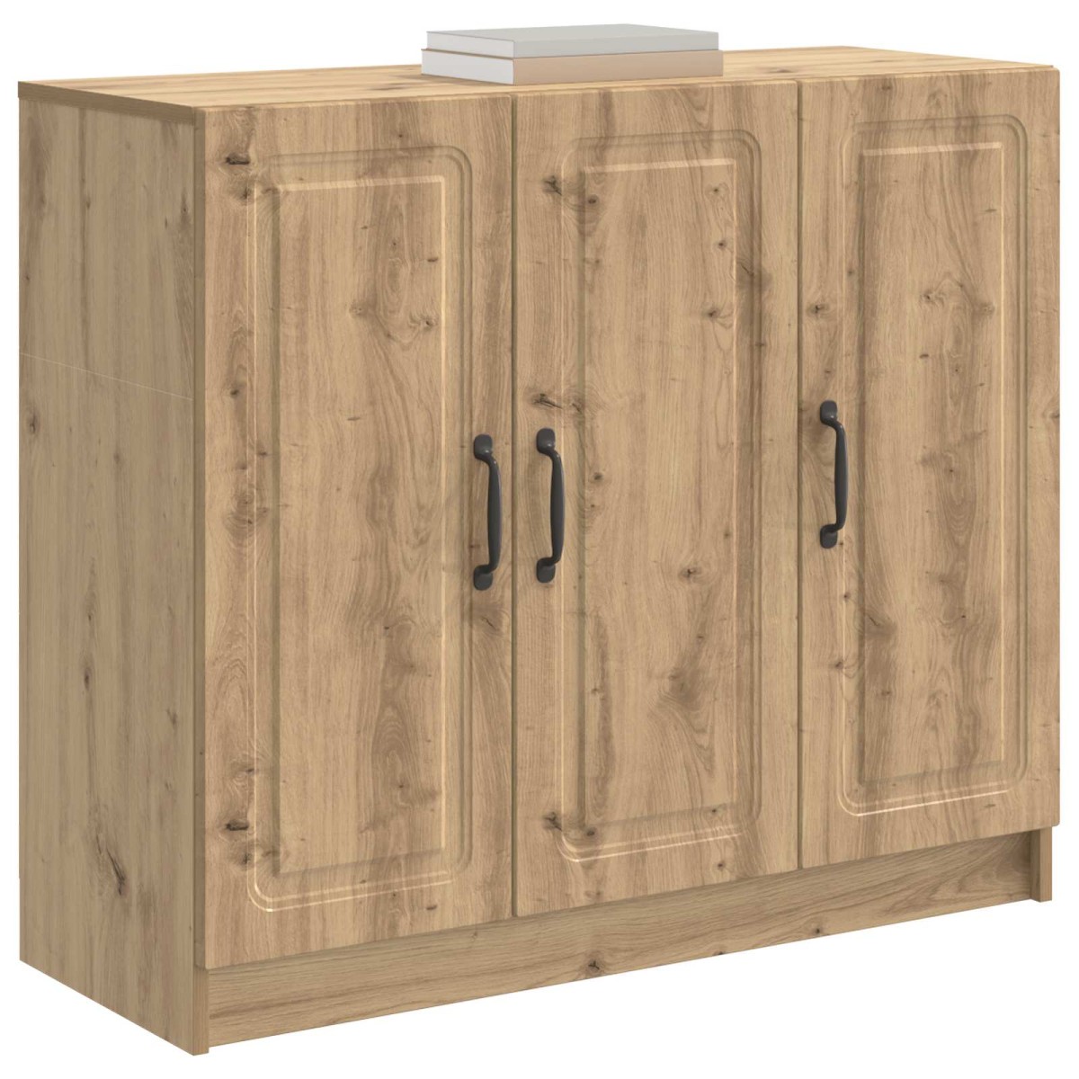 vidaXL Πλαϊνό γραφείο Artisan Δρυς 89 x 34,5 x 77 εκ.