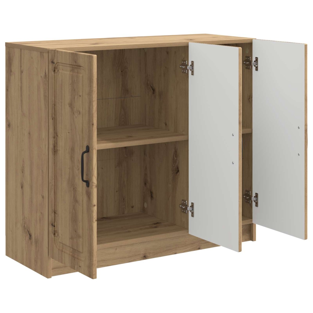 vidaXL Πλαϊνό γραφείο Artisan Δρυς 89 x 34,5 x 77 εκ.