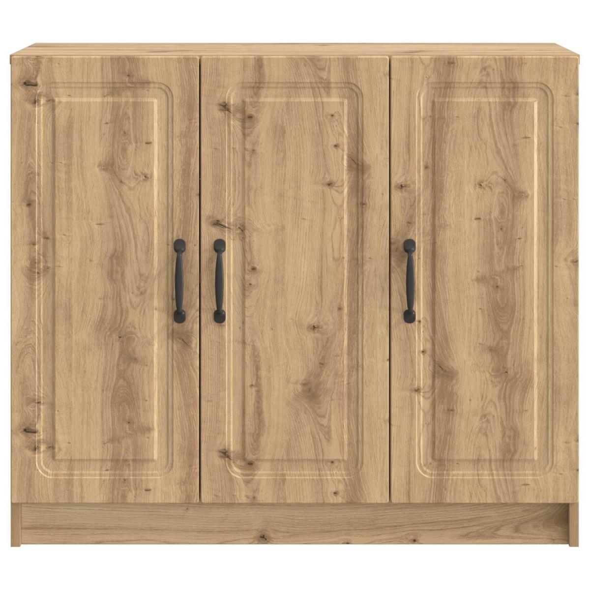 vidaXL Πλαϊνό γραφείο Artisan Δρυς 89 x 34,5 x 77 εκ.