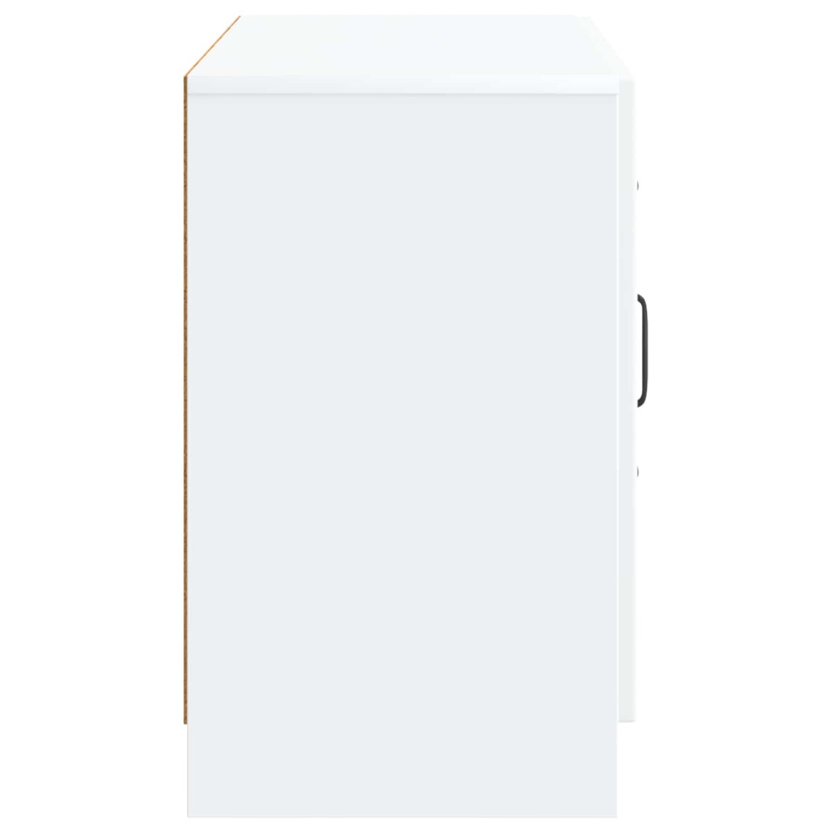 vidaXL Πλαϊνό γραφείο Λευκό 89 x 34,5 x 57 εκ. Επεξεργασμένο Ξύλο