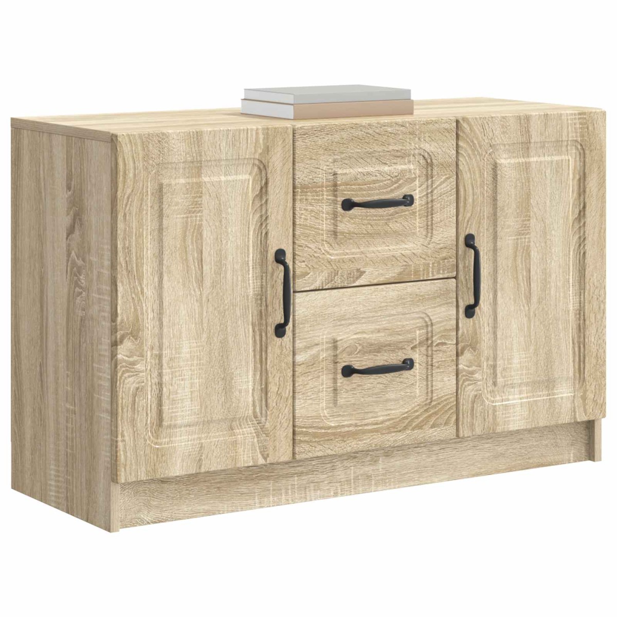 vidaXL Πλαϊνό γραφείο με συρτάρι Sonoma Δρυς 89 x 34,5 x 57 εκ.