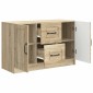 vidaXL Πλαϊνό γραφείο με συρτάρι Sonoma Δρυς 89 x 34,5 x 57 εκ.