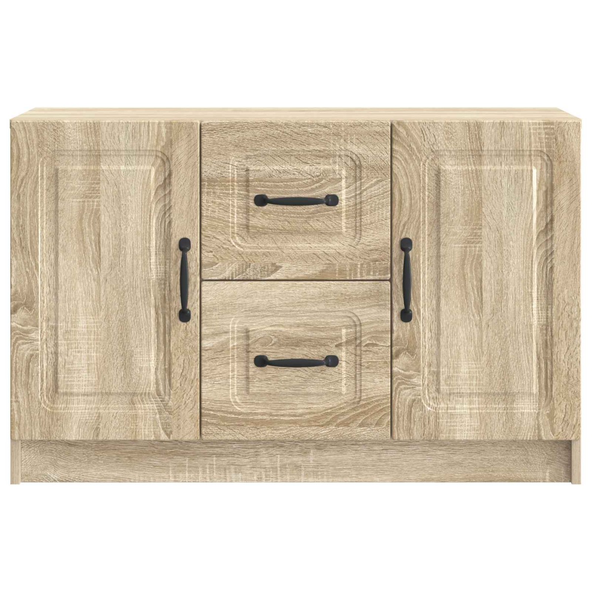 vidaXL Πλαϊνό γραφείο με συρτάρι Sonoma Δρυς 89 x 34,5 x 57 εκ.