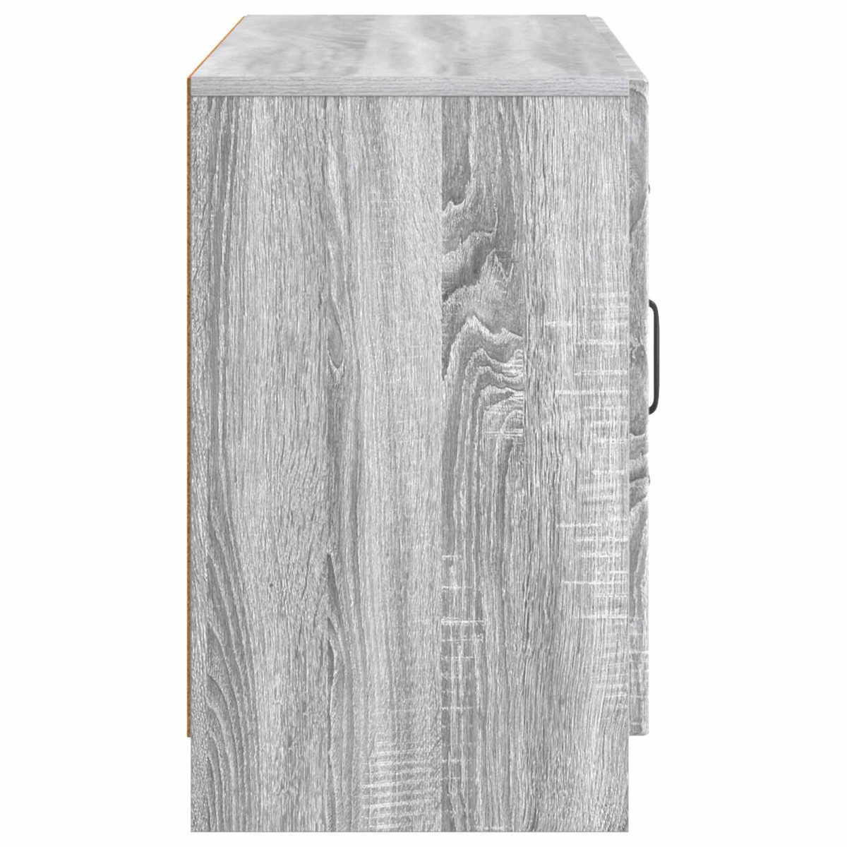 vidaXL Πλαϊνό γραφείο με συρτάρι Γκρι Sonoma 89 x 34,5 x 57 εκ.