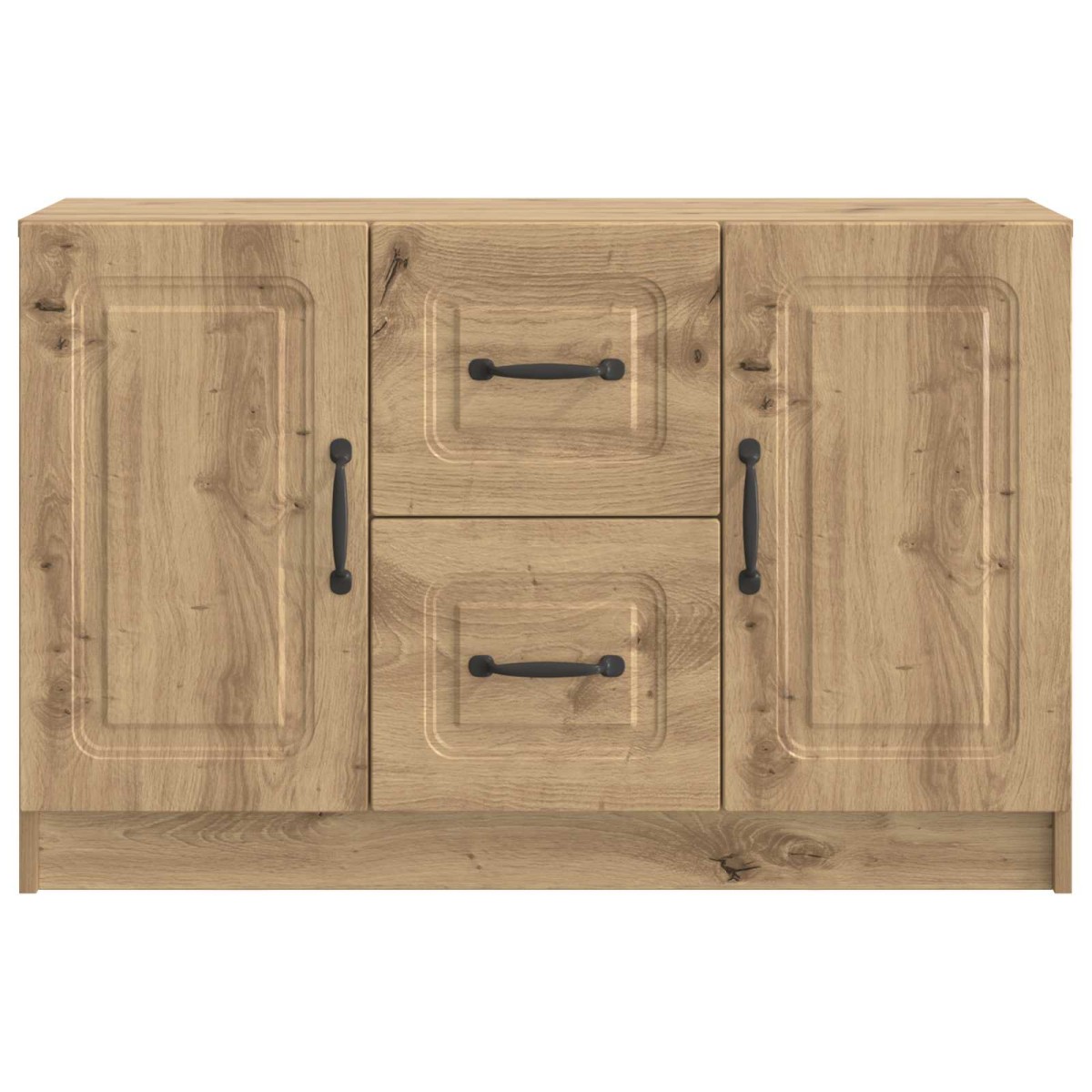 vidaXL Πλαϊνό γραφείο Artisan Δρυς 89 x 34,5 x 57 εκ.