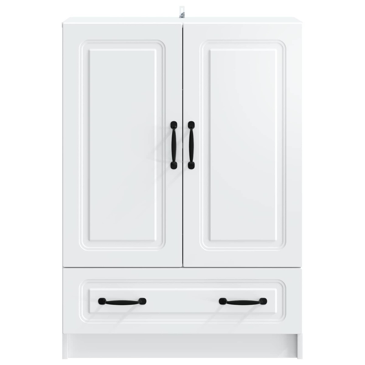 vidaXL Πλαϊνό γραφείο Λευκό 66 x 34,5 x 92 εκ. Επεξεργασμένο Ξύλο