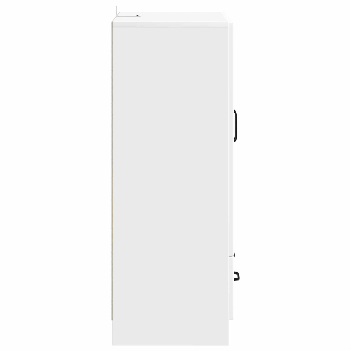 vidaXL Πλαϊνό γραφείο Λευκό 66 x 34,5 x 92 εκ. Επεξεργασμένο Ξύλο