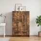 vidaXL Πλαϊνό γραφείο Καπνισμένο Ξύλο Δρυός 66 x 34,5 x 92 εκ.