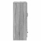 vidaXL Πλαϊνό γραφείο με συρτάρι Γκρι Sonoma 66 x 34,5 x 92 εκ.