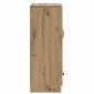 vidaXL Πλαϊνό γραφείο Artisan Δρυς 66 x 34,5 x 92 εκ.