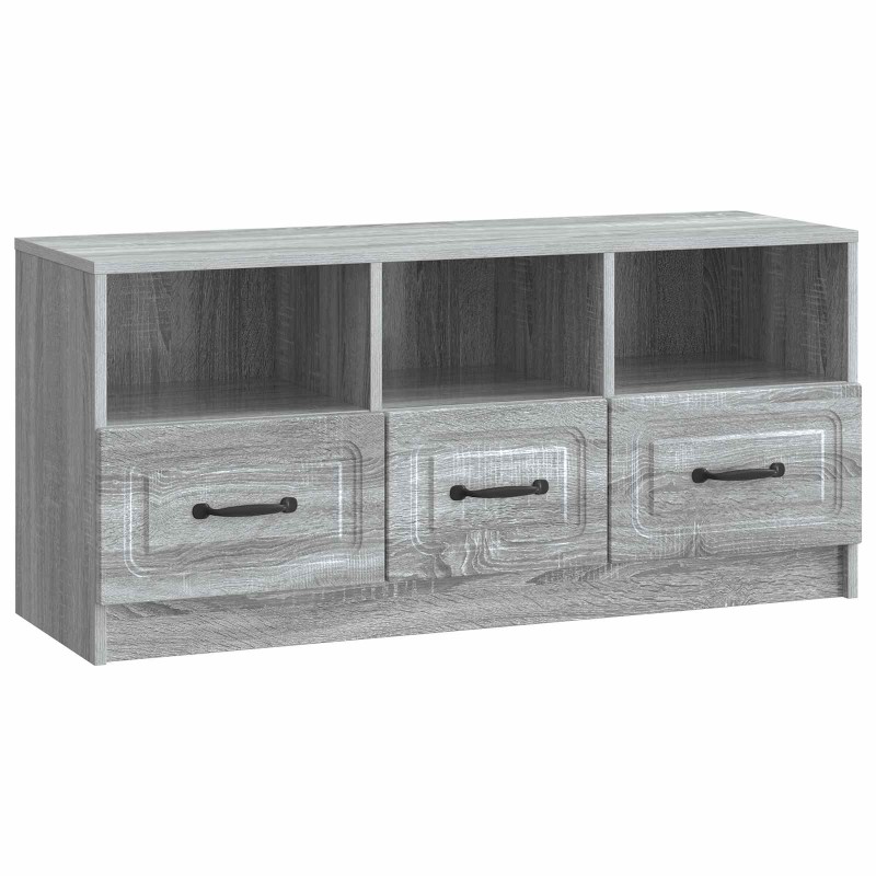vidaXL Ντουλάπι TV Γκρι Sonoma 102 x 34,5 x 47 εκ Επεξεργασμένο Ξύλο
