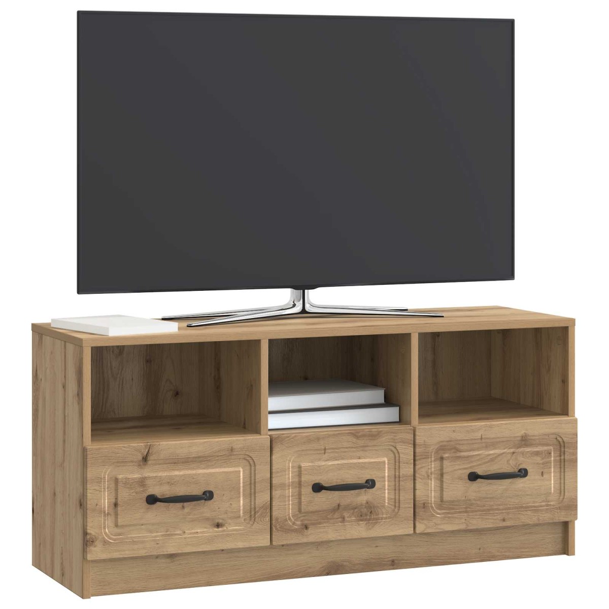 vidaXL Ντουλάπι TV 102 x 34,5 x 47 εκ Artisan Δρυς Επεξεργασμένο Ξύλο