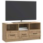vidaXL Ντουλάπι TV 102 x 34,5 x 47 εκ Artisan Δρυς Επεξεργασμένο Ξύλο