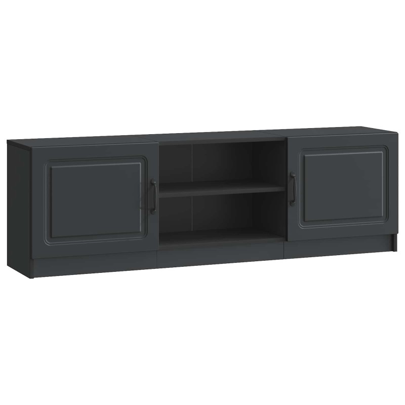 vidaXL Ντουλάπι TV Μαύρο 150 x 31 x 47 εκ Επεξεργασμένο Ξύλο