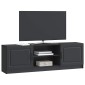 vidaXL Ντουλάπι TV Μαύρο 150 x 31 x 47 εκ Επεξεργασμένο Ξύλο