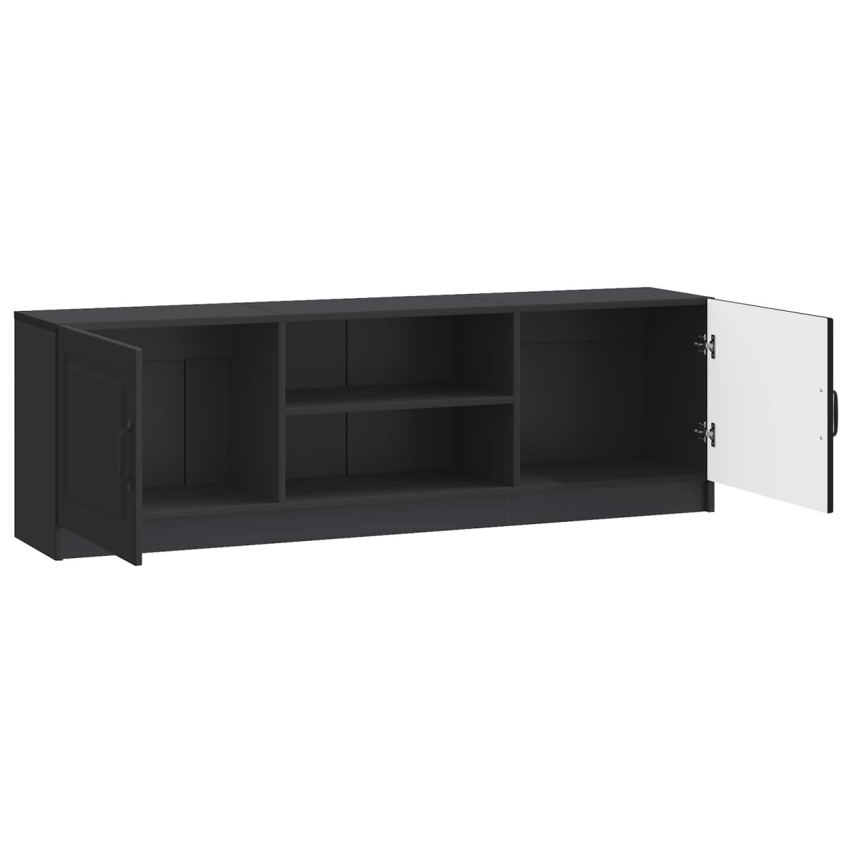 vidaXL Ντουλάπι TV Μαύρο 150 x 31 x 47 εκ Επεξεργασμένο Ξύλο