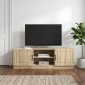 vidaXL Ντουλάπι TV Sonoma Δρυς 150 x 31 x 47 εκ Επεξεργασμένο Ξύλο