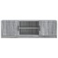 vidaXL Ντουλάπι TV Γκρι Sonoma 150 x 31 x 47 εκ Επεξεργασμένο Ξύλο