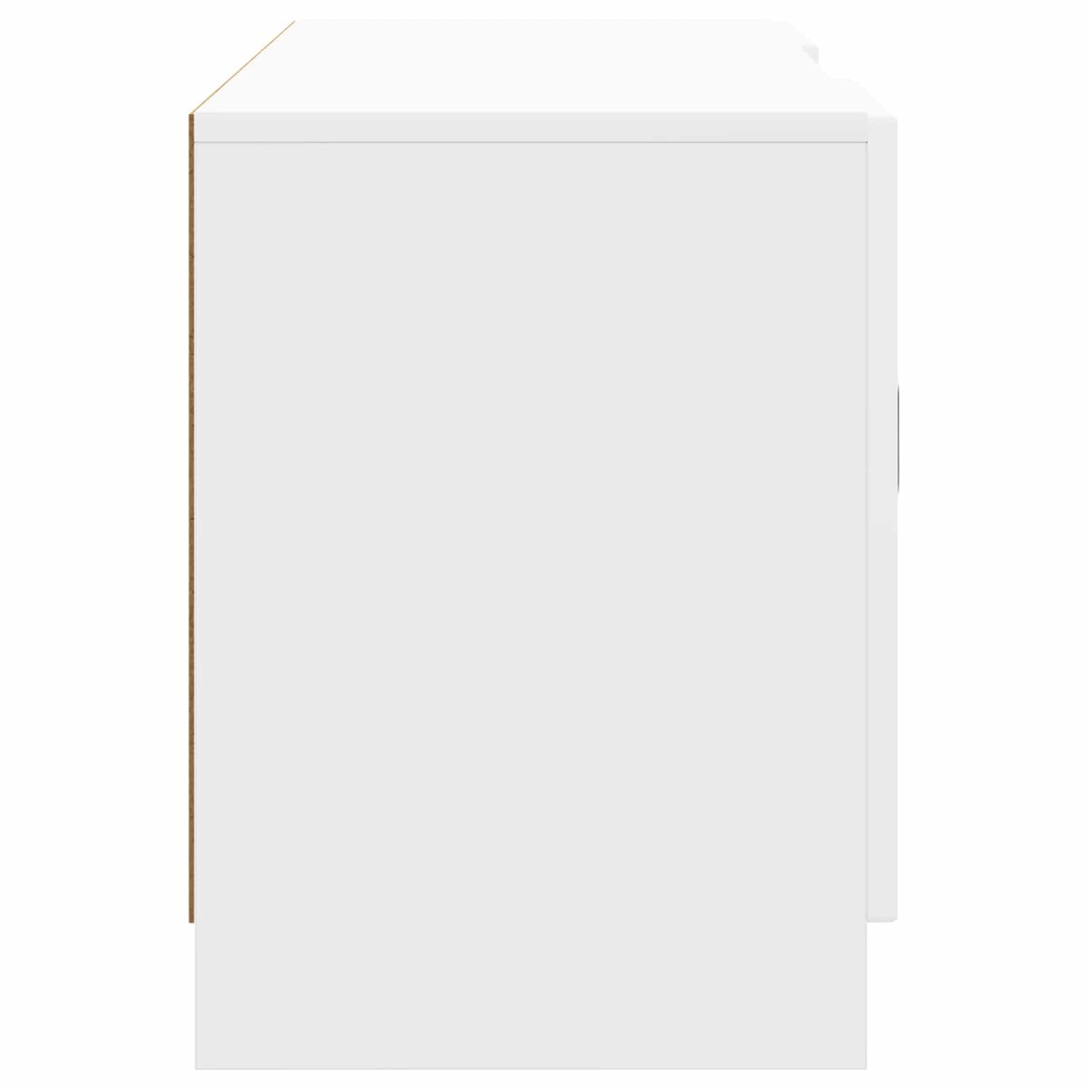 vidaXL Ντουλάπι TV Γυαλιστερό Λευκό 102 x 34,5 x 47 εκ