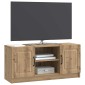 vidaXL Ντουλάπι TV 102 x 34,5 x 47 εκ Artisan Δρυς Επεξεργασμένο Ξύλο