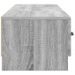 vidaXL Ντουλάπι TV Γκρι Sonoma 147 x 34,5 x 27 εκ Επεξεργασμένο Ξύλο