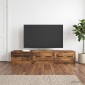 vidaXL Ντουλάπι TV με συρτάρι Παλαιωμένο ξύλο 147 x 34,5 x 27 εκ