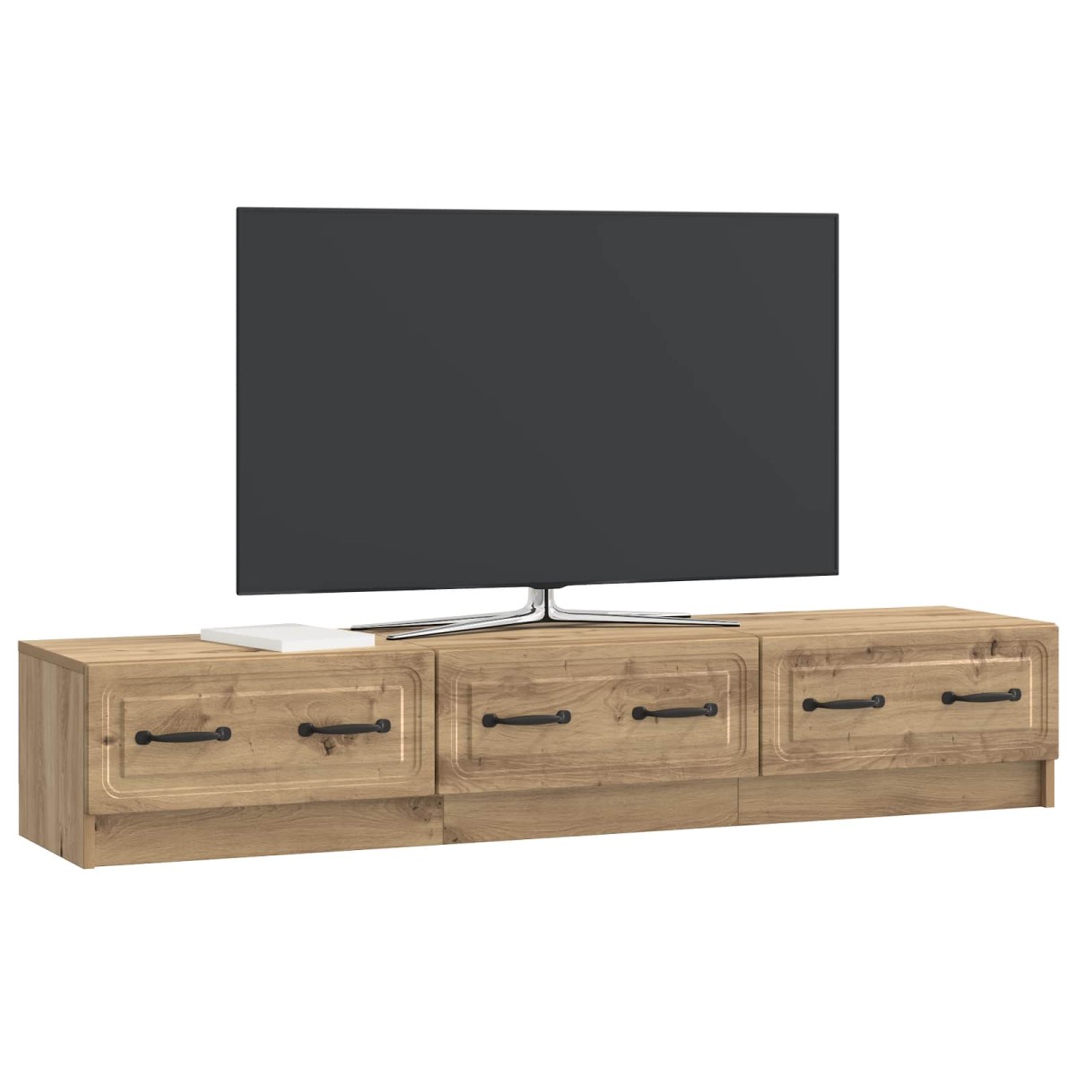 vidaXL Ντουλάπι TV 147 x 34,5 x 27 εκ Artisan Δρυς Επεξεργασμένο Ξύλο