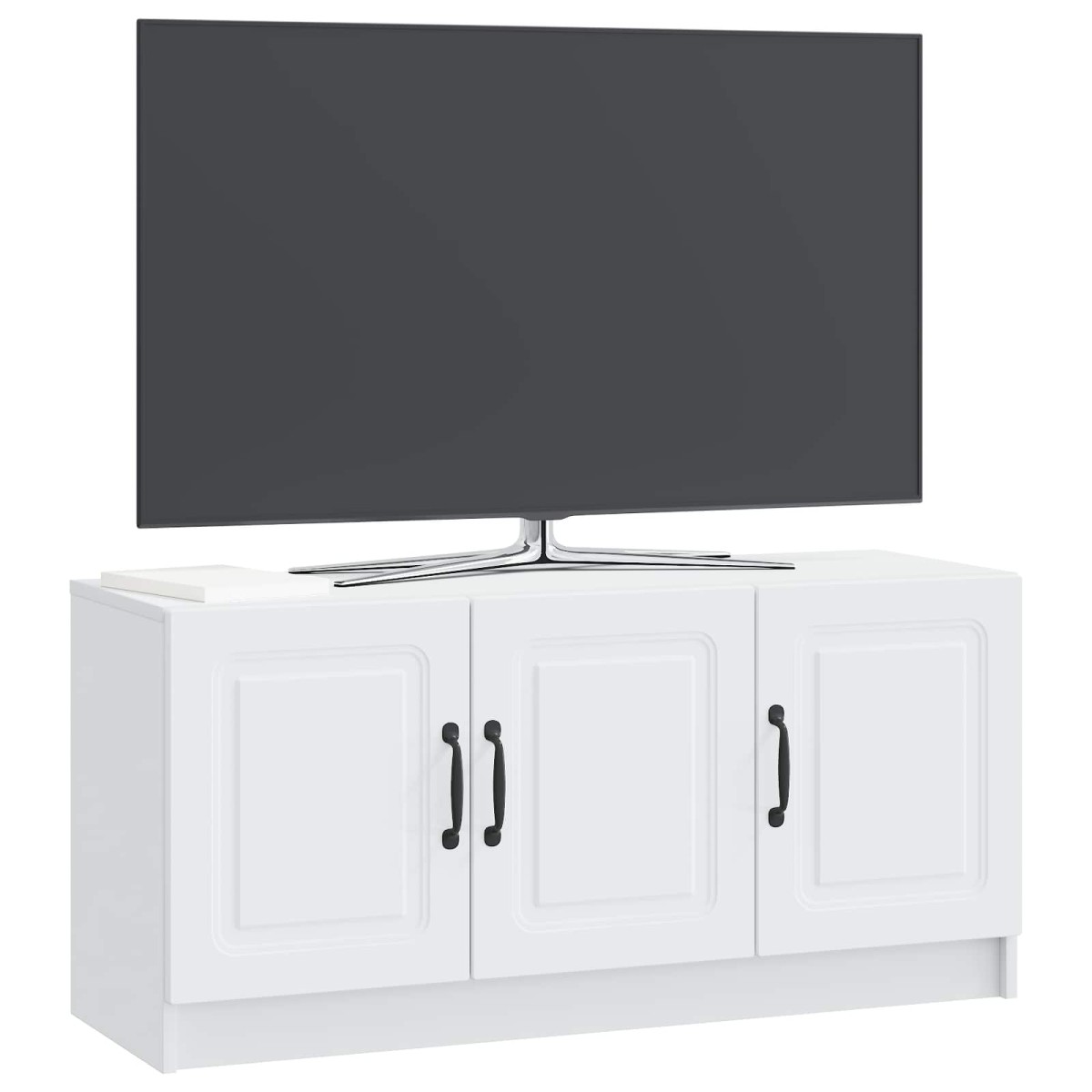 vidaXL Ντουλάπι TV Λευκό 99 x 34,5 x 47 εκ Επεξεργασμένο Ξύλο
