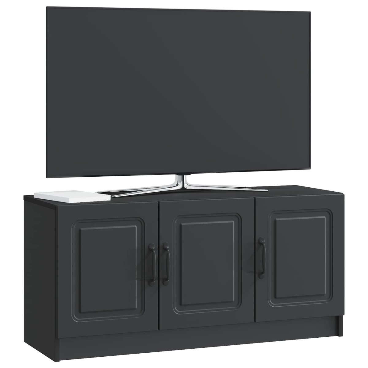 vidaXL Ντουλάπι TV Μαύρο 99 x 34,5 x 47 εκ Επεξεργασμένο Ξύλο