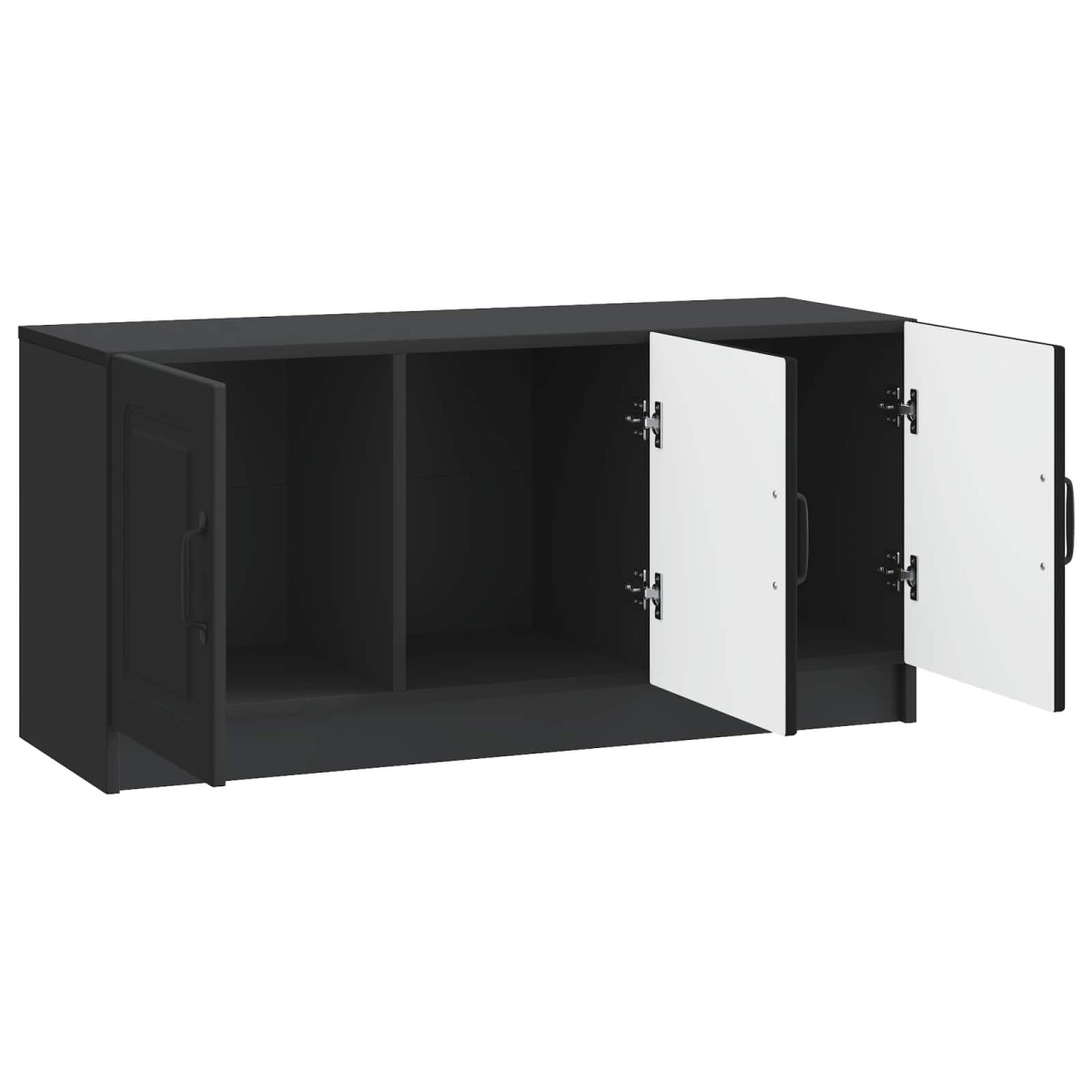 vidaXL Ντουλάπι TV Μαύρο 99 x 34,5 x 47 εκ Επεξεργασμένο Ξύλο