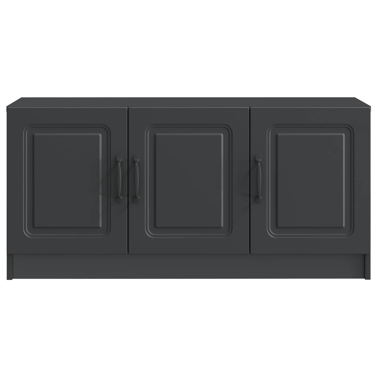 vidaXL Ντουλάπι TV Μαύρο 99 x 34,5 x 47 εκ Επεξεργασμένο Ξύλο