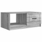 vidaXL Τραπεζάκι σαλονιού Γκρι Sonoma 90 x 50 x 37 εκ