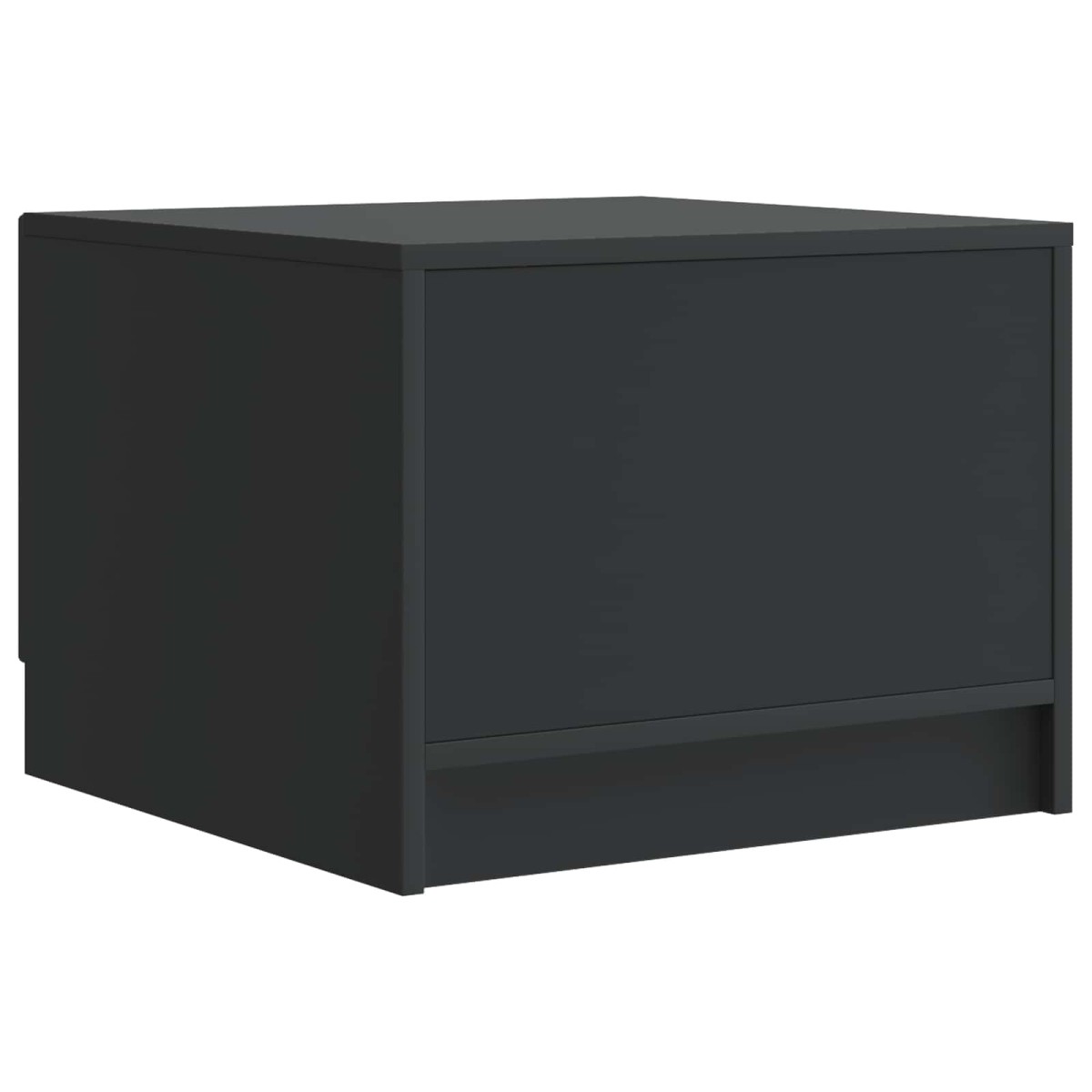 vidaXL Τραπεζάκι σαλονιού Μαύρο 49 x 50 x 37 εκ. Επεξεργασμένο Ξύλο