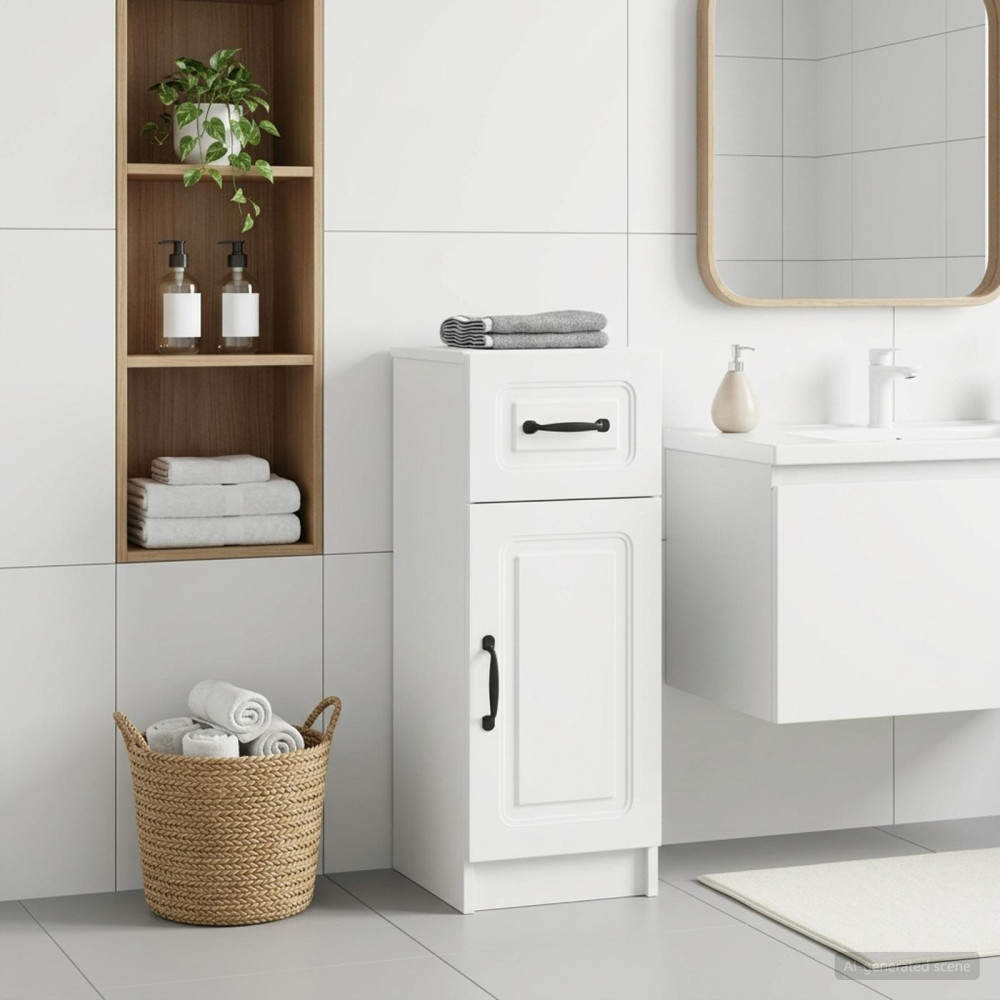 vidaXL Ντουλάπι Αποθήκευσης Μπάνιου UTRECHT Λευκό 30 x 31 x 77 εκ.