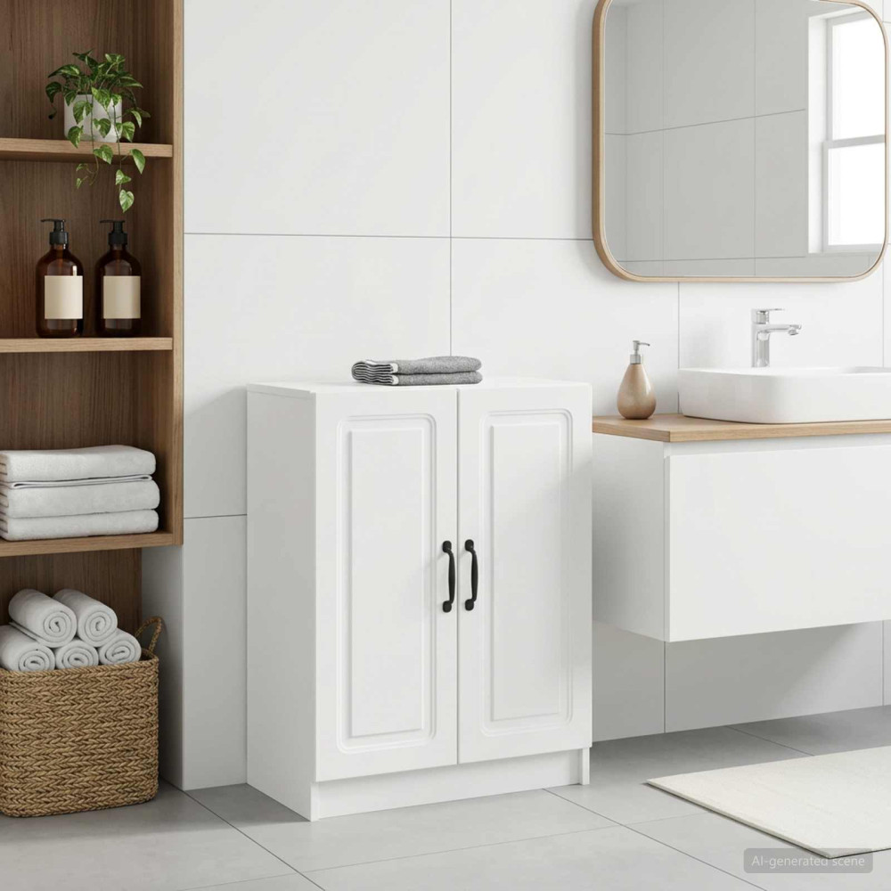 vidaXL Ντουλάπι Αποθήκευσης Μπάνιου UTRECHT Λευκό 59,5 x 31 x 77 εκ.