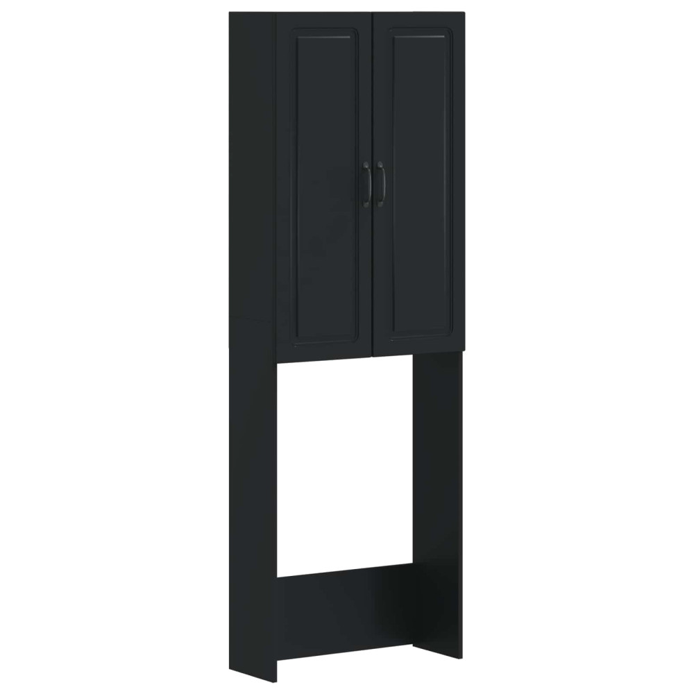 vidaXL Ντουλάπα τουαλέτας UTRECHT Μαύρο 66 x 25,5 x 190 εκ.